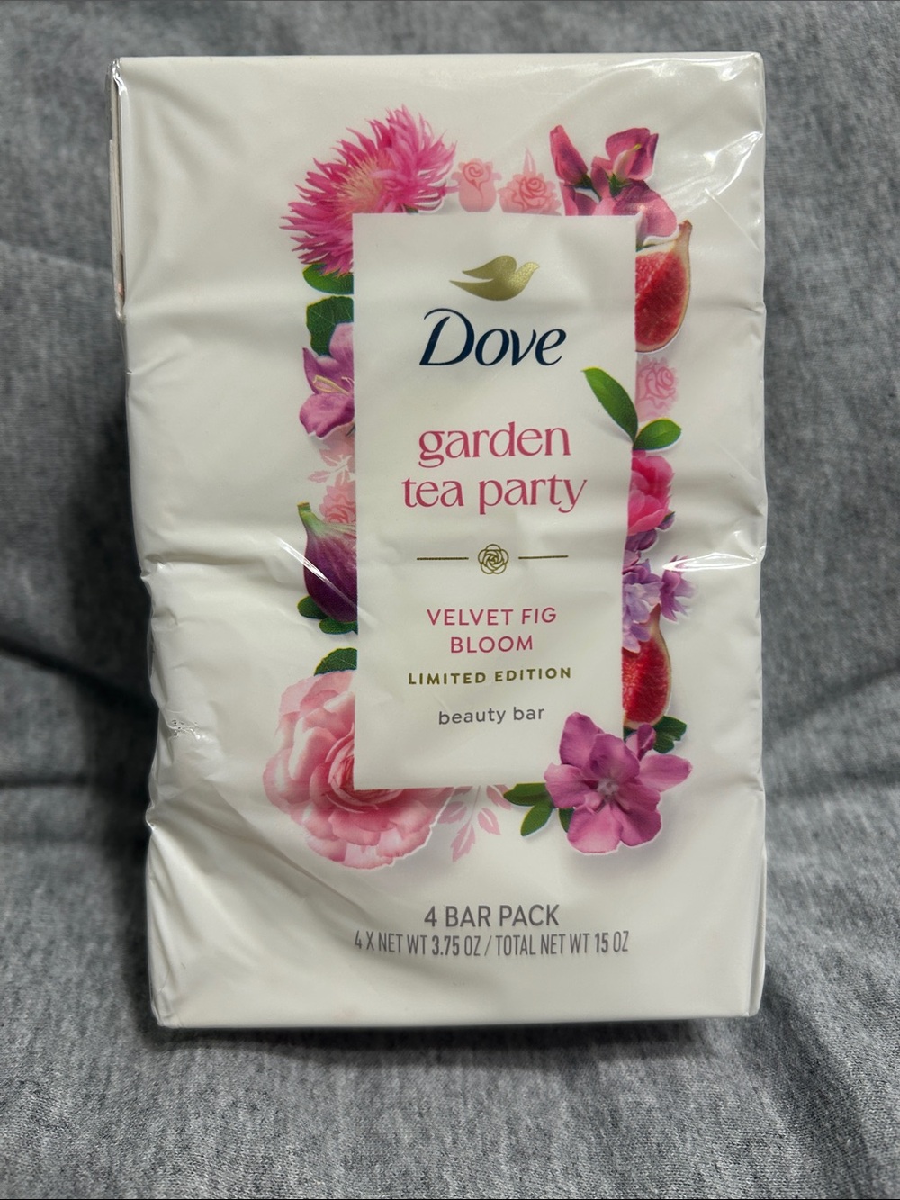 Garden Tea Party Velvet Fig Bloom Beauty Bar - 4pack